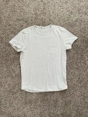 Marine Layer Vintage Heavy Striped Slub Pocket Tee